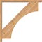 Ekena Millwork Westlake Block Smooth Bracket w/ Offset Brace, Western Red Cedar, 3 1/2"W x 34"D x 34"H BKT0402X34X34WTL05SWR - alternate 4